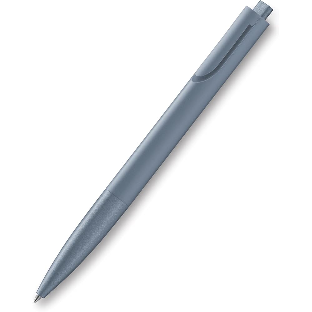 Ramy 283 NOTO Blue Grey Triangular Ballpoint Pen M16 Black Ink Refill Medium Special Edition
