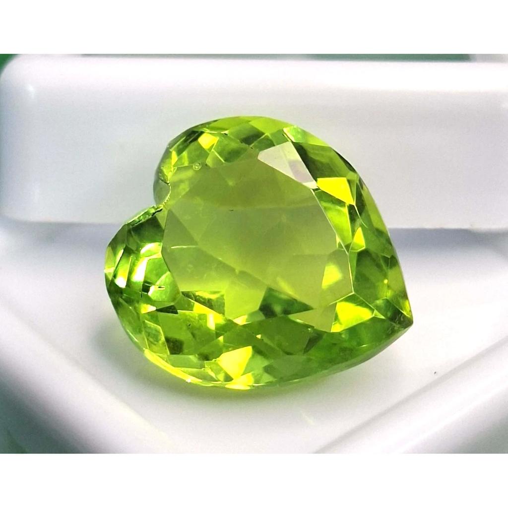 Certified Natural Peridot Green Heart Cut 10-12 Ct Beautiful Loose Gemstone
