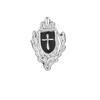 Korean Small Cross Brooches for Women and Men Shirt Suit Collar Pins Fashion Crown Badge Accessories High Quality Jewelry Gifts