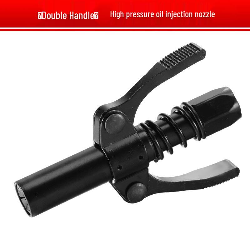 High-Pressure Self-Locking Flat Nozzle Grease Gun Coupler