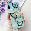 Per iPhone X XS Custodia Popolare Fiore Farfalla Morbido Trasparente Silicone Sottile Cover Posteriore Per iPhoneXS Max XR Custodia iPhoneX Bumper