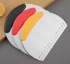 Stainless Steel Pastry Cutter Flour Pastry Scraper Chopper Scale Dough Pizza Cutter Comfortable Handle Kitchen Baking Tools