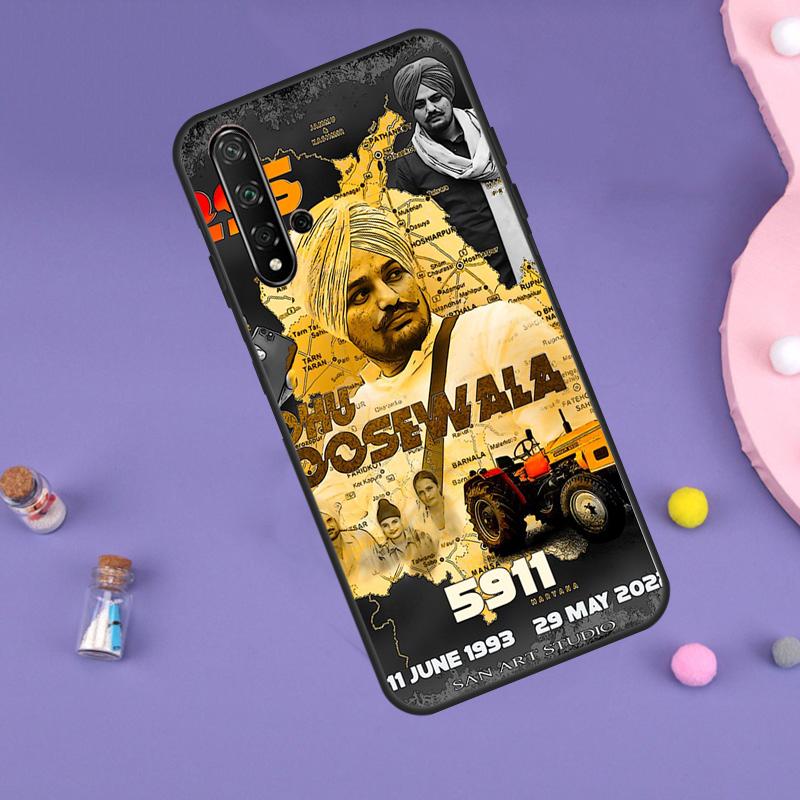 Indian Rapper Sidhu Moose Wala For Huawei Nova Y61 Y60 Y70 Y72 Y73 Y90 Y91 9 10 SE 7i 8i 11i 12i P30 P40 Lite P60 Pro Case