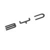 Per BYD SEAl EV ATTO 4 2022 2023 2024 Accessori Auto Emblema Badge Decalcomania Paraurti Anteriore Logo Nero Carbonio Adesivo di Modifica