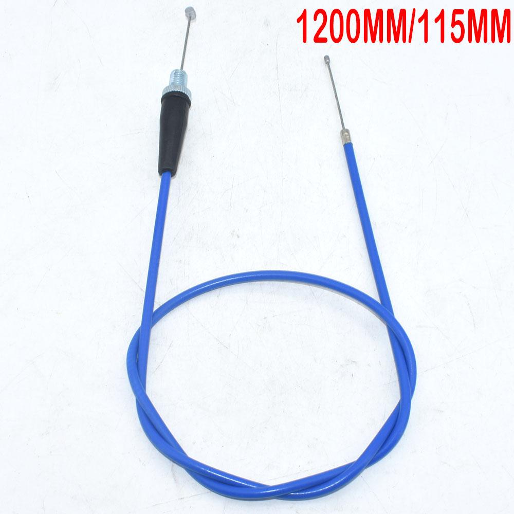 Universal 1200MM Throttle Clutch Cable For Chinese Pit Dirt Motor Bike XR50 CRF50 CRF70 KLX 110 125 SSR TTR BBR