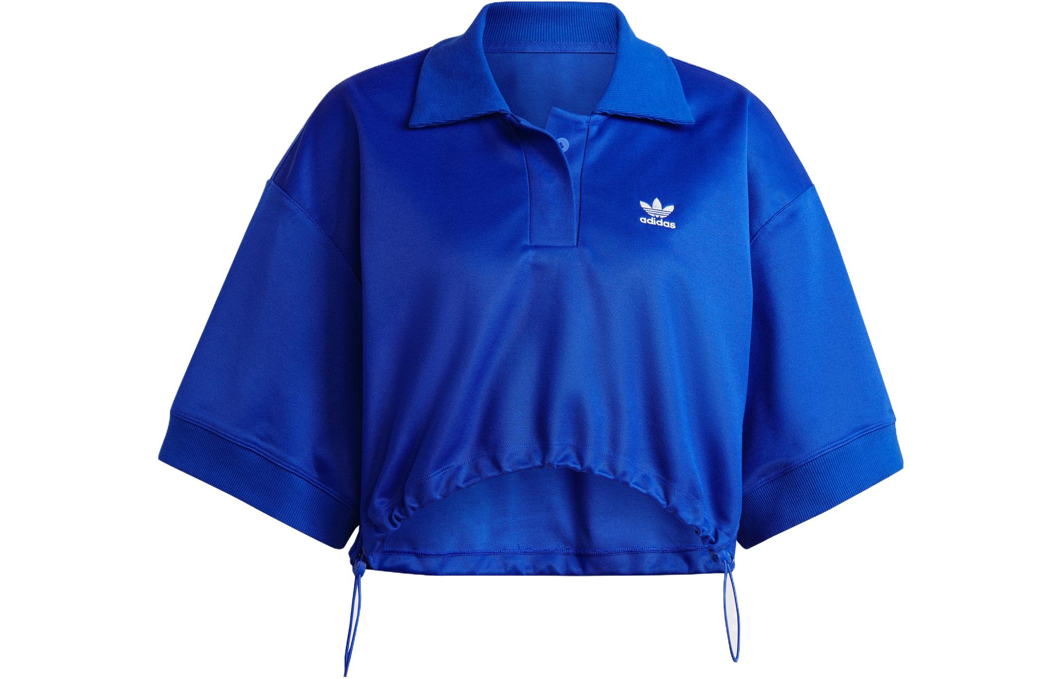 Adidas Originals Hot Girl Collection Always Original Polo Shirt Polo Shirt Women s Bright Blue IC5587 M