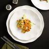 Pure White Hotel Vegetable Plate, High-End Western Food Plate, Household Rice Plate, Restaurant Steak Plate, New Salad Plate