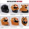 EZweekend Innovative Motorcycle Cover Cute Cartoon Character, Motorcycle Helmet Cover,
