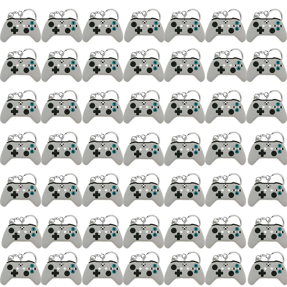 50PCS Keychain for Boys Men Gamepad Keyring Joystick Game Controller Key Accessories fit Handbag Key Pendant Friends Key Gifts
