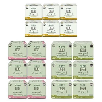 Yejimiin Yunseul Oriental Medicine Sanitary Pads 6 Packs, Choose 1 of 3 Types (Medium 16P*6/Large 14P*6/Long Liner 20P*6)
