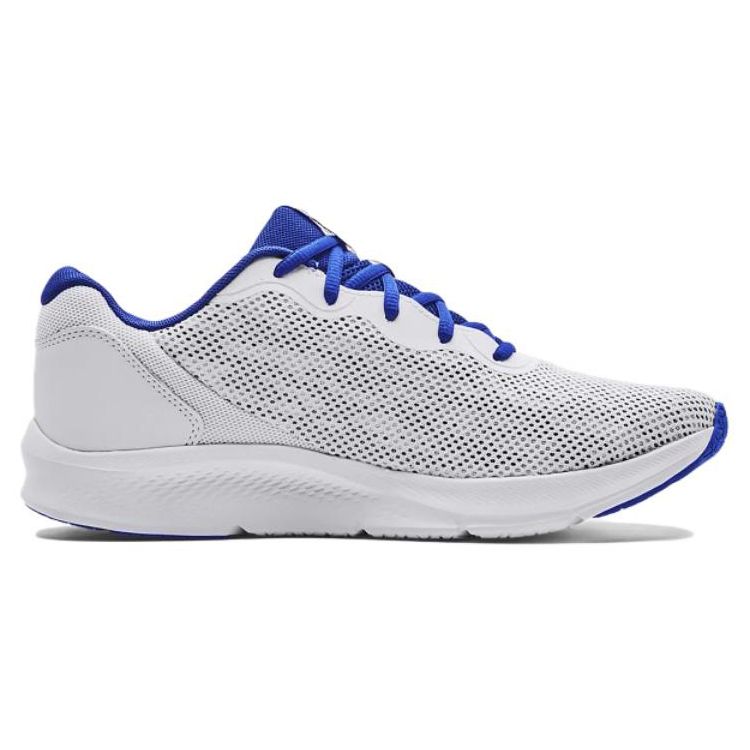 Under Armour UA Shadow Round Toe Lace-Up Mesh Low-Top Running Shoes Men Sneakers White Blue 3024137-103