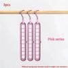 Plastic Multifunctional Hangers Heavy Duty Space Saving 9 Holes Clothes Organizer for Bedroom Cabinet Wardrobe Home Storage Use