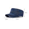 Denim Flat Cap Unisex Spring Summer Cap Sunscreen Sun Hat