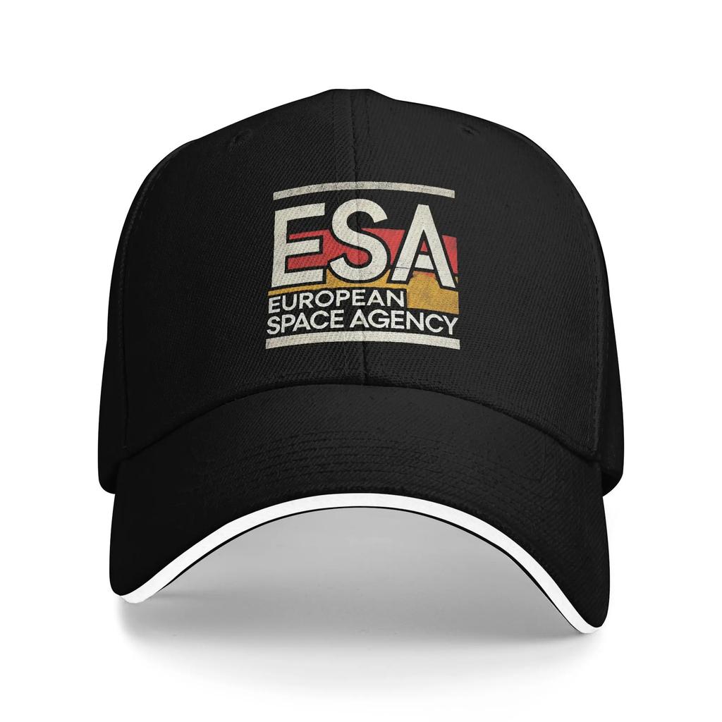 Kollektion Sieben Verschiedene Stile ESA Schwarze Camping Baseballkappen für Erwachsene Unisex Strand Sonnenhut Schirmmütze