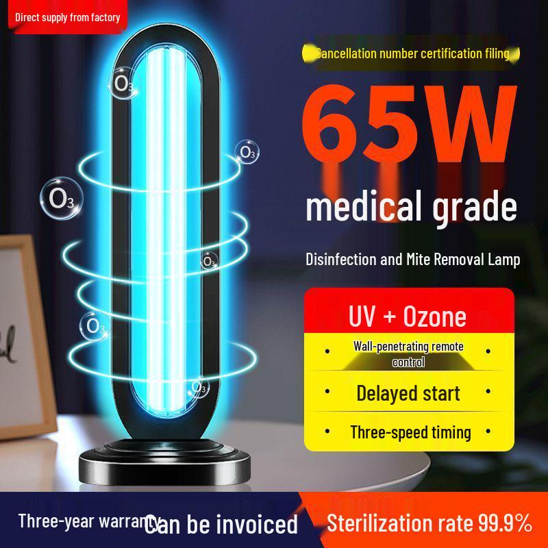 Ultraviolet Ozone Disinfection Lamp: Pet Odor Remover for Home & Kindergarten, Portable, Free Shipping