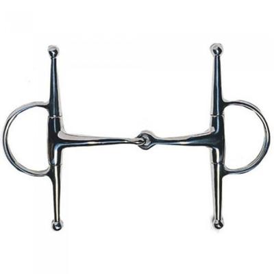 Korsteel Stainless Steel Jointed Full Cheek Snaffle Bit II
