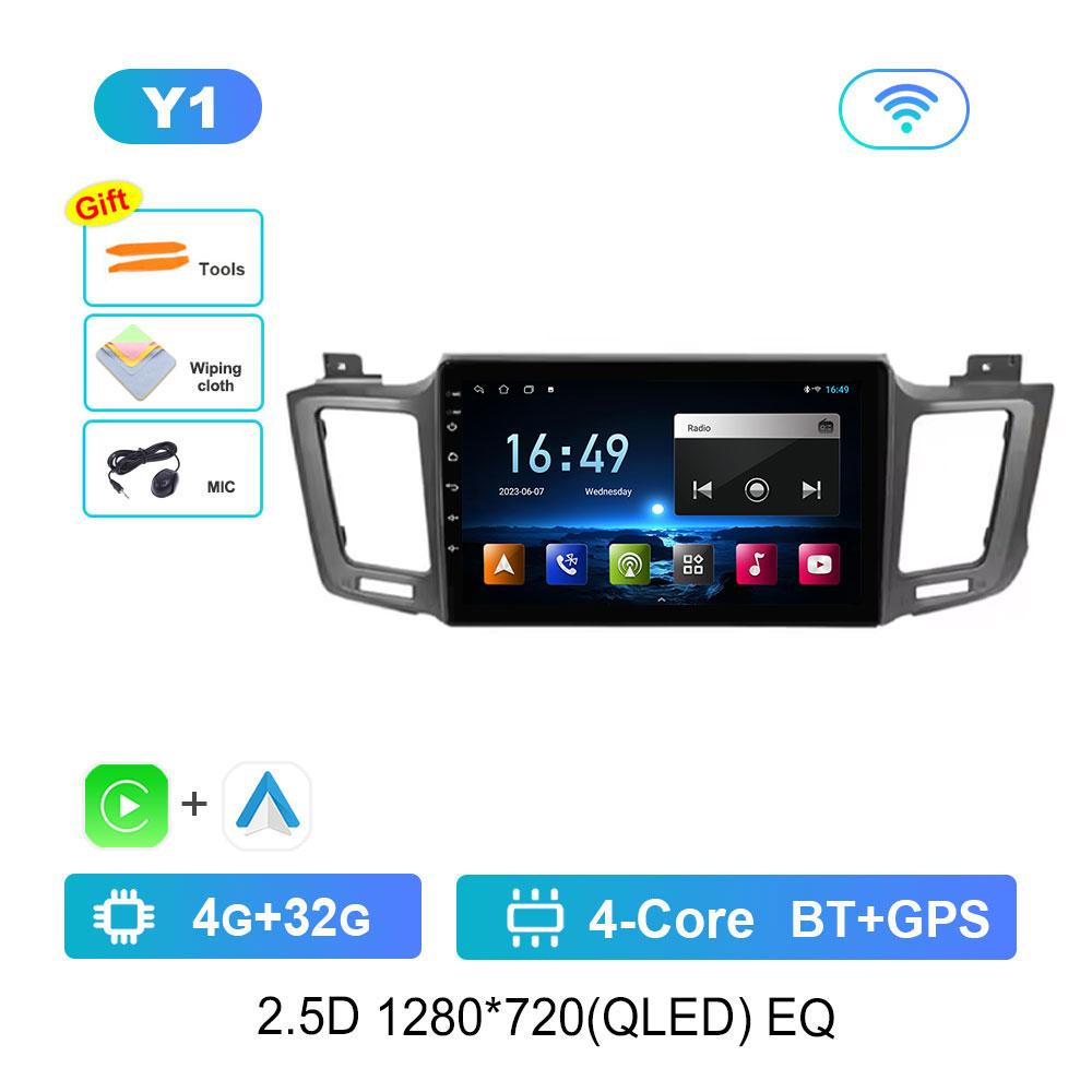 GPS Navigation Android System for Toyota RAV4 RAV 4 Xa40 2012 - 2019 Car Video Multimedia Player Split Screen 4G BT DSP Stereo