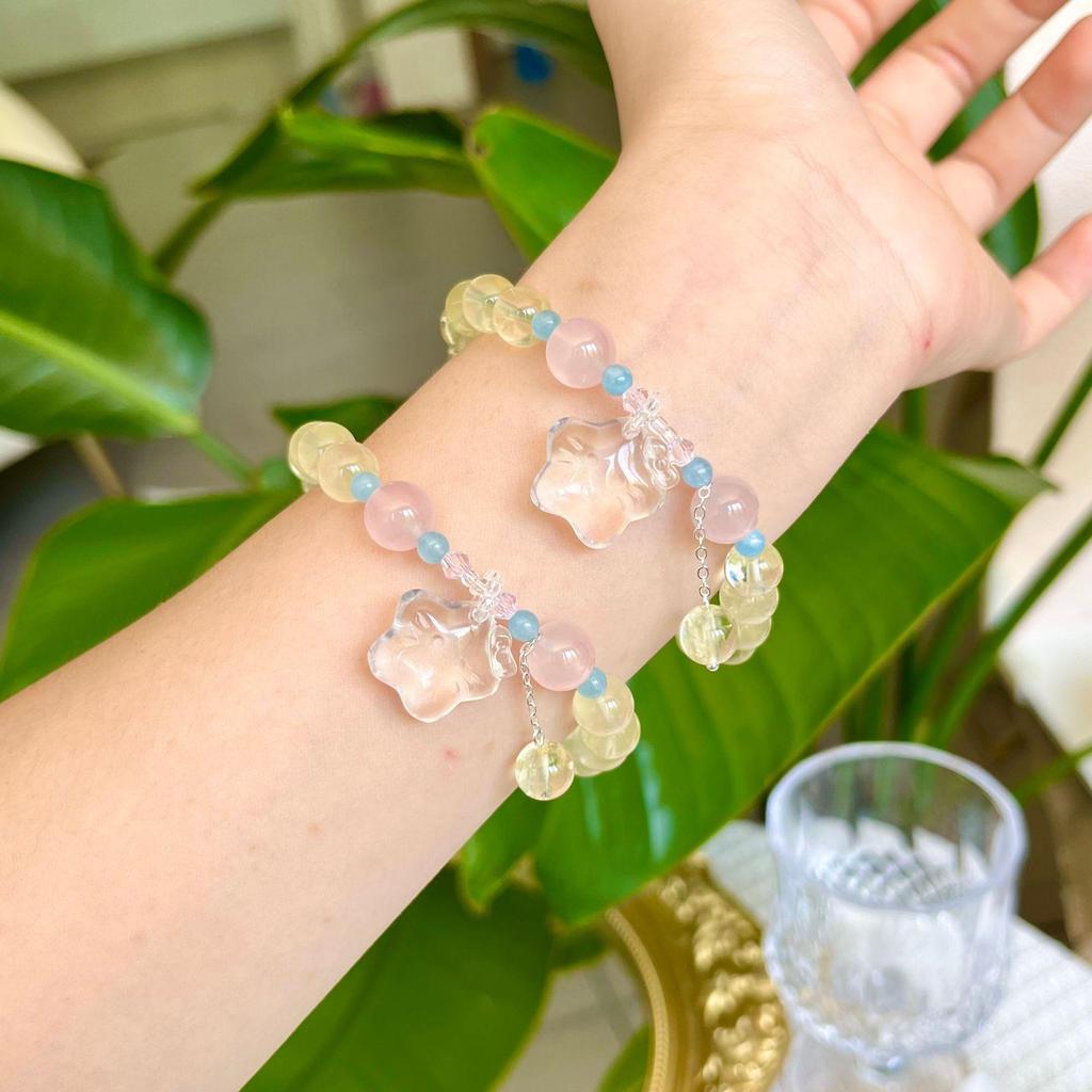 Lemon Citrine Star Bracelet – Cute & Fresh Design for Students and Best Friends