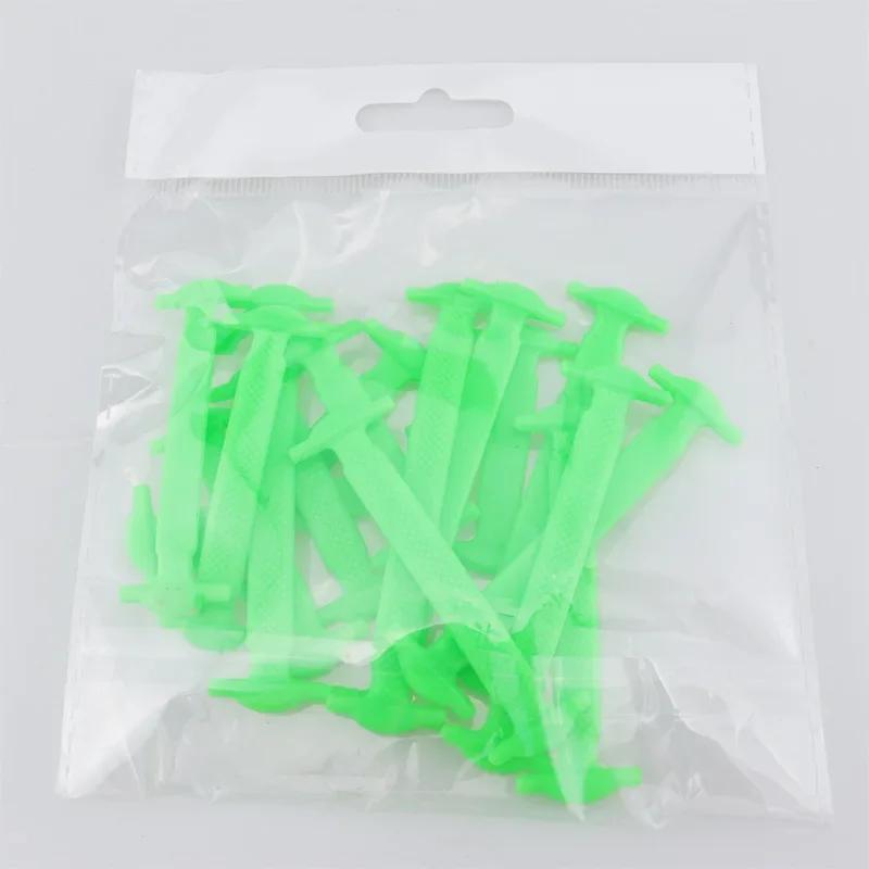 16pcs/lot Silicone Shoelaces No Tie Shoelaces 12 Colors Elastic Creative Lazy Silicone Rubber Kid Adult Sneakers Quick Shoe Lace