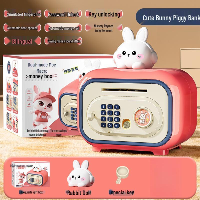Smart Fingerprint Piggy Bank: Unlock with a Touch - Perfect Birthday Gift for Kids