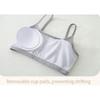 Cotton Training Bra for Girls, Puberty Stage 1&2 Camisole Vest, Thin Wireless Bra for Kids 10-14 Years Old