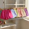 Girls' Candy-colored Short Pants For Summer, Children's Loose And Casual Sports Pants
