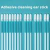 48pcs Flexible Soft Earwax Removal Swabs Washable Adhesive Ear Picks  For Adults
