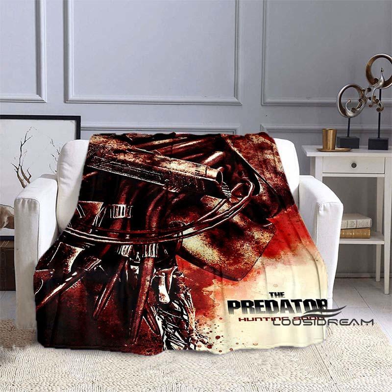 Alien Vs. Predator Printed Blanket Warm and Beautiful Flannel Soft and Comfortable Home Travel Bed Blanket Birthday Gift