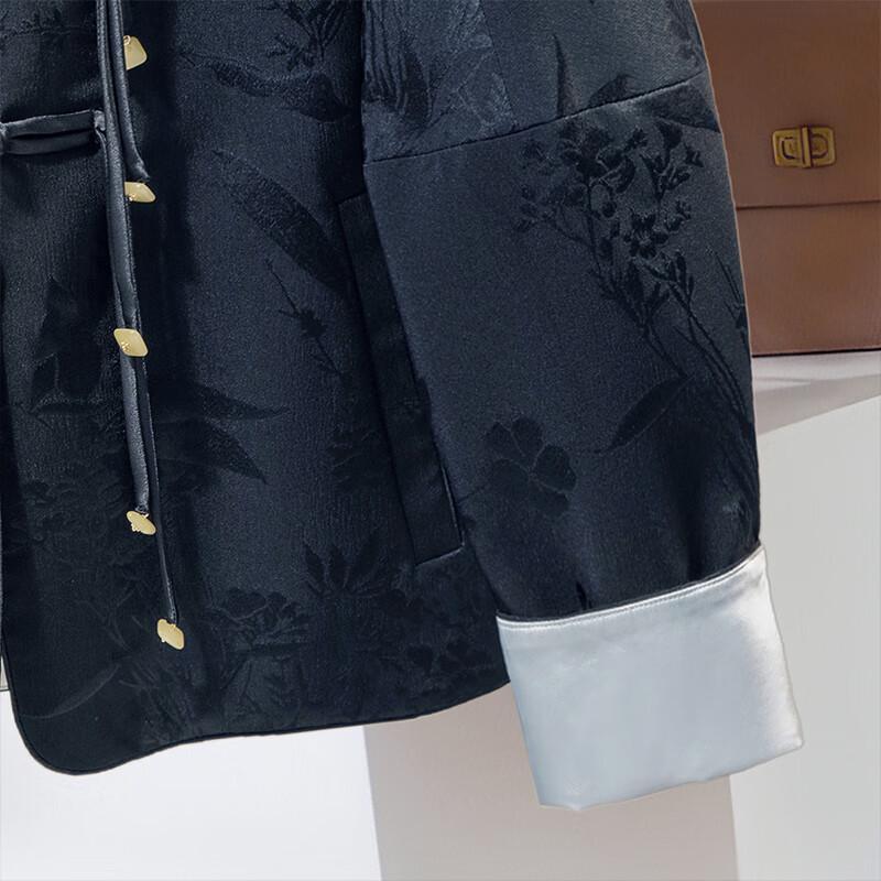 Sibaishe Women's New Chinese Style Disc Button Jacket