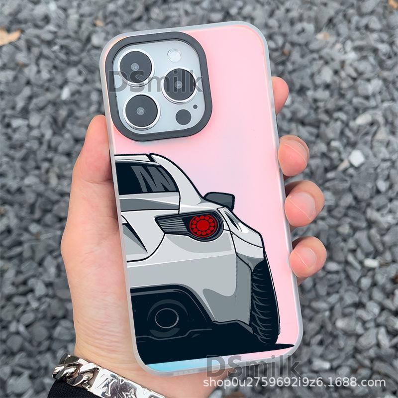 

Чехол JDM Sports Car для iPhone 15 Pro в цвете Aurora White, подходит для iPhone 14/13/12/11XsMax/XR. 16 Plus