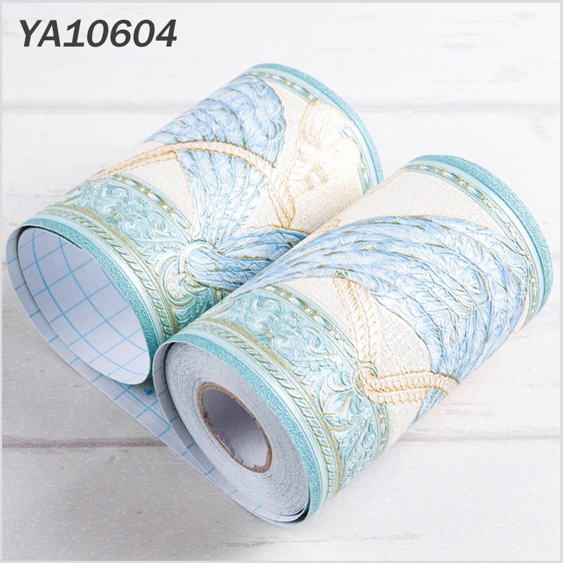 5 Meter PVC Self-Adhesive Border Pattern Sticker Wall Skirting Waistline Decor Waterproof Kitchen Bathroom Tile Wall Decals