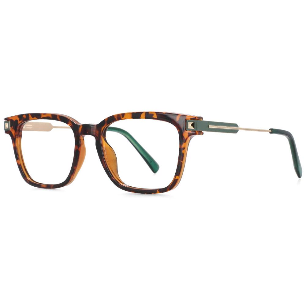 53832 Men's Anti Blue Light Optical Glasses Frames Square Retro Fashion Computer Eyeglasses