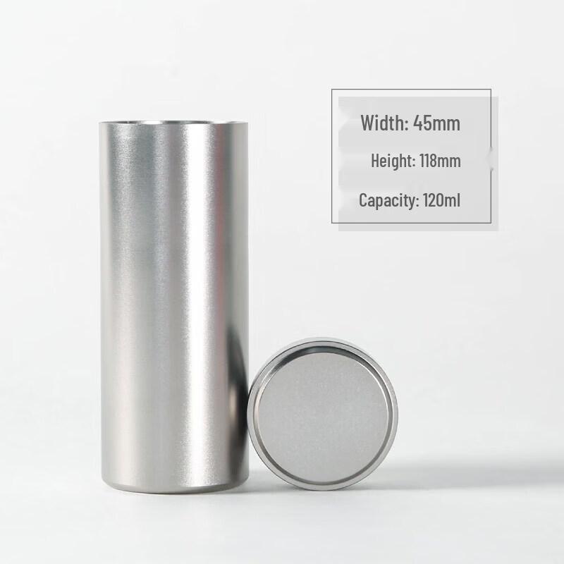 Portable Mini Aluminum Alloy Tea Caddy