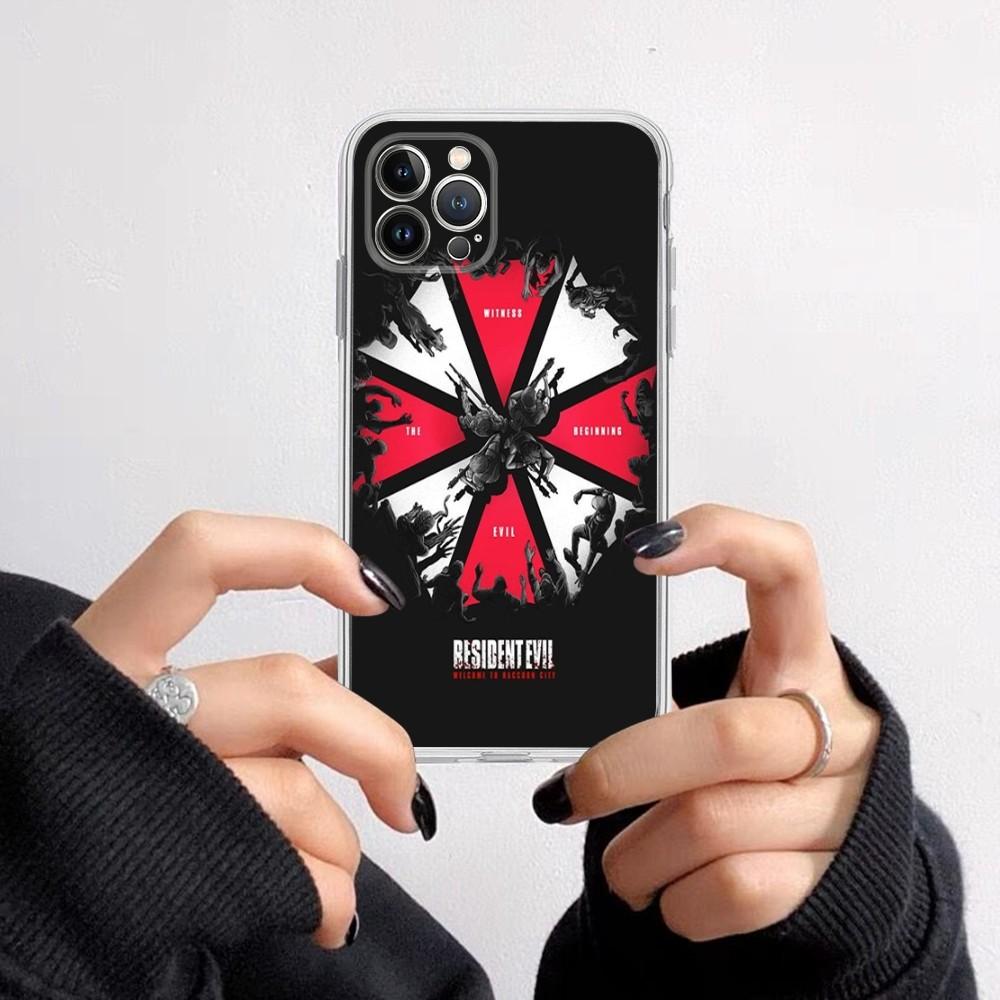 Pouzdro na telefon Umbrella Corporation pro iPhone 16 15 8 7 6 6S Plus X SE XR XS 14 11 12 13 Mini Pro Max