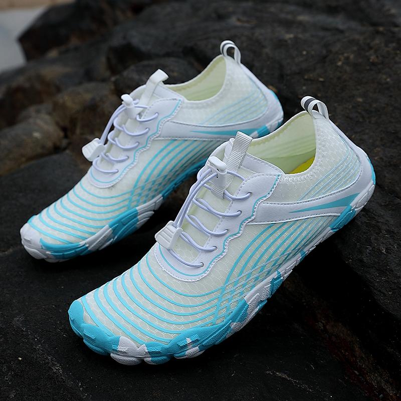 Unisex Beach Aqua Shoes New Outdoor Quick Dry Upstream Wading Shoes Breathable Creek Tracing Water Non-Slip Five Finger Shoes