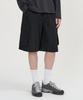 TOFFEE Cotton Cargo Half Pants (Black)