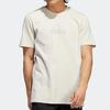 Adidas T Shirts Men's Beige Crew Neck Moderate Straight Fit IB9425
