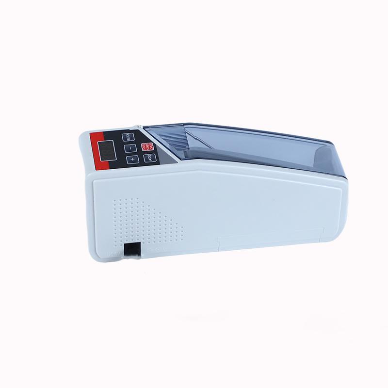 Portable V40 Banknote Counter - Supports JPY, EUR, USD, Multi-Currency, Battery Powered, Dual Use.