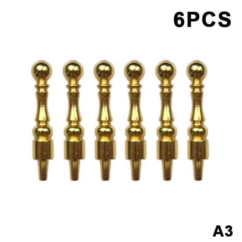 Glossy Cribbage Pegs 6pcs Premium Quality for 1/8 Inch Board Home Game Night Accessories
