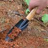 Carbon Steel Garden Shovel Flower Planting Shovel Garden Wooden  Handle Gardening Hand Tools Tao Hua Yuan Tools