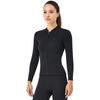 2mm Neoprene Men Women Diving Top with Front Zipper Wetsuits Jacket Long Sleeves Wetsuit Top for Snorkeling Scuba Diving Surfing Water Sports Swimming