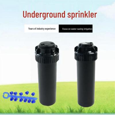 Confezione da 6 Irrigatori da Giardino Pop-up Rotanti a 360° per Prato e Manutenzione Stradale