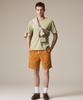 Laijeuaenbillou Garment-Dyed Everyday Cotton T-Shirt Green (Standard Fit) (Type A)