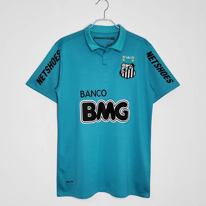 2012/13 Season Neymar No. 11 Basilica Santos Home Jersey 1999-01 Retro Short-sleeved Football Jersey