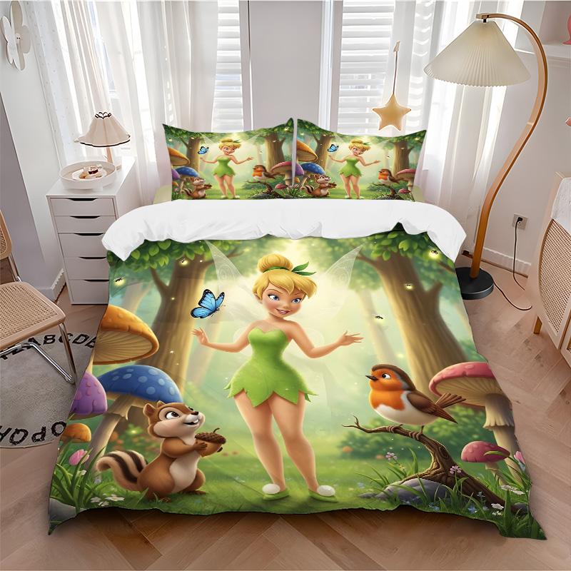 Forest Adventure Print 3Pcs Bedding Setduvet Cover With 2 Bedropillowcase Home Birthday Gift