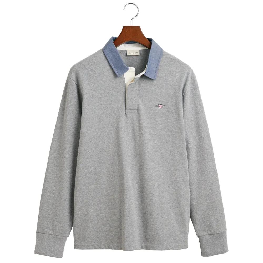 Gant , Herren, Oberteile, Grau, S - Bild 6