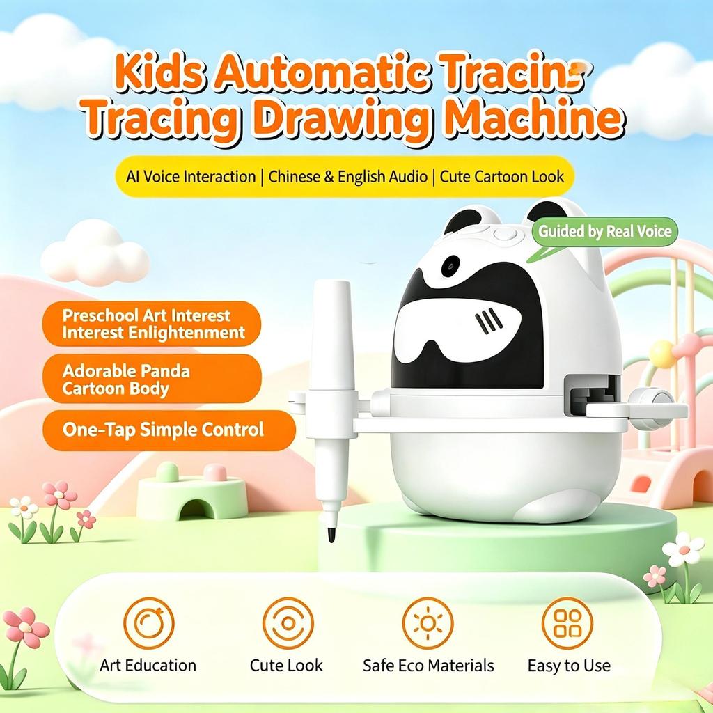 Cross-border Smart Painting & Scanning Robot for Kids - Educational Growth Drawing Toy