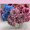 Roses Artificial Bouquet For Wedding Decor Photography Props And Styling Home