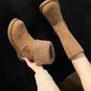 Fleece Thickened Comfortable Warm Snow Boots Suede Short Boots Thick Heel Sleeves Martin Boots Fashion Boots