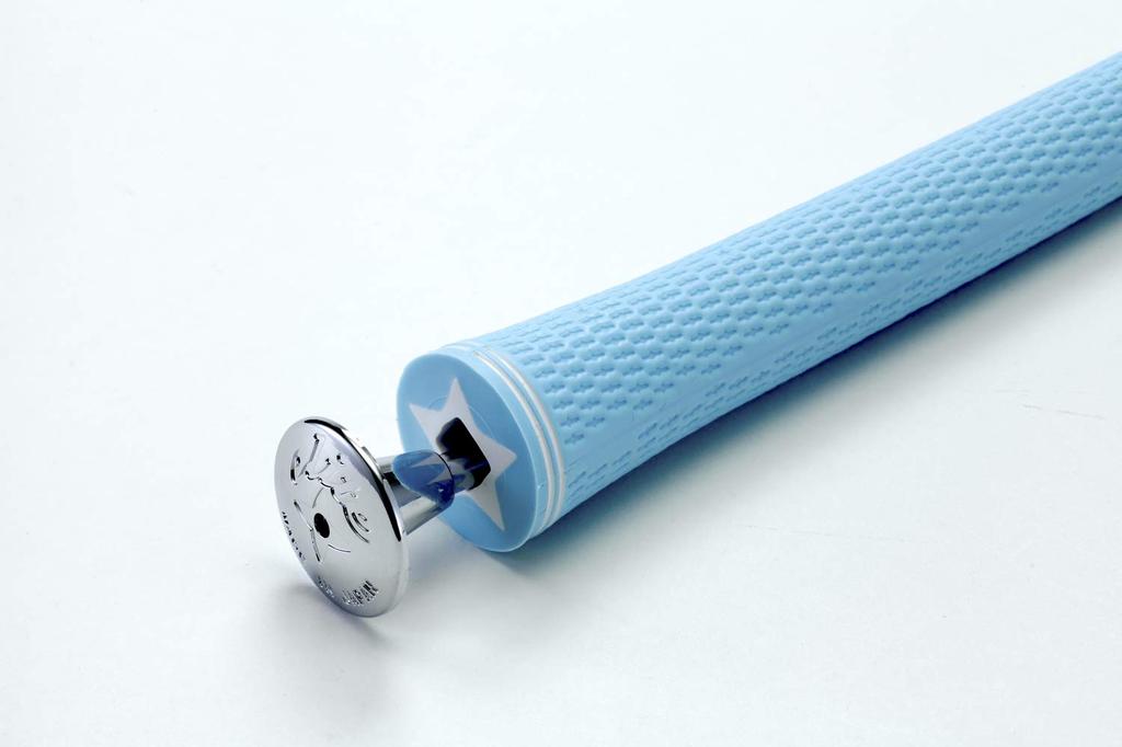 Elitegrips Golfové gripy S40 perleťově světle modré se zadní linií 7dílná sada, modrá,